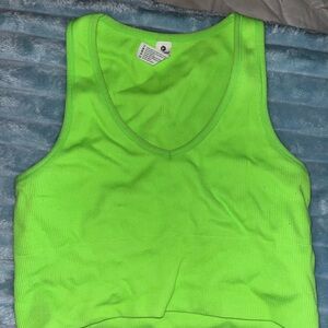Neon Green Women's Tank Top